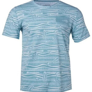 Reel Life Tropical Edges AOP Short Sleeve Tee